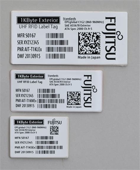 Fujitsu rfid label